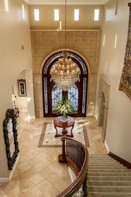 Chandelier, Interior, Recessed Lighting