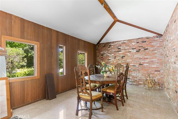 Dining room, Interior, Stone Walls, Wooden Beams, Wooden Walls