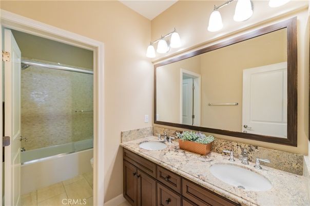 Bathroom, Dual Sink Vanities, Glass Shower, Interior