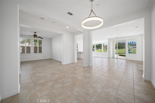 Empty room, Interior, Pendant Lights, Recessed Lighting