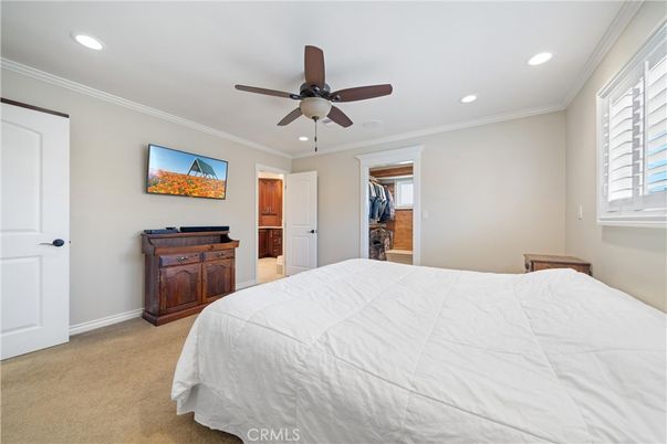 Bedroom, Interior, Recessed Lighting