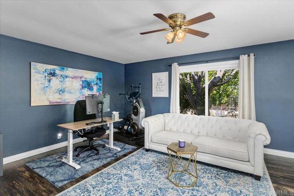 Home Office, Interior, Wood Texture Flooring