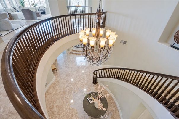 Chandelier, Interior