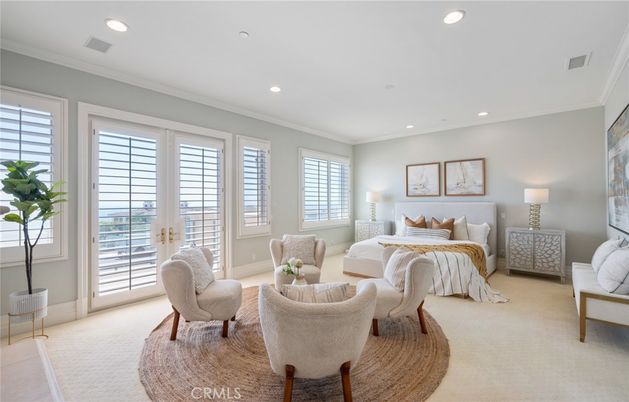 Bedroom, Interior, Recessed Lighting