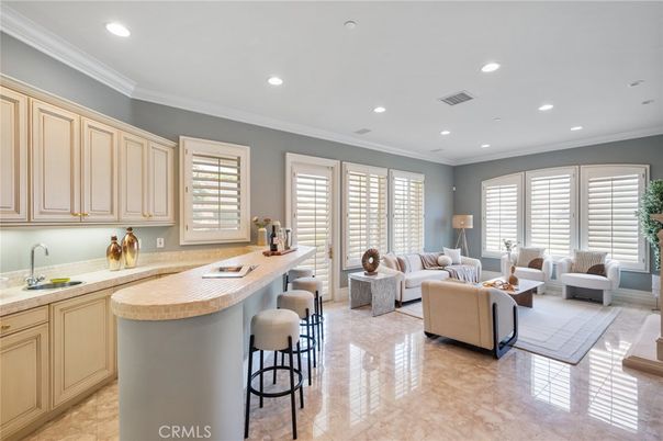 Interior, Kitchen, Living room, Recessed Lighting