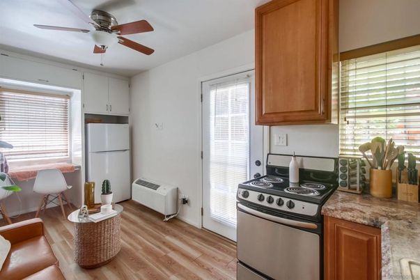 Interior, Kitchen, Wood Texture Flooring