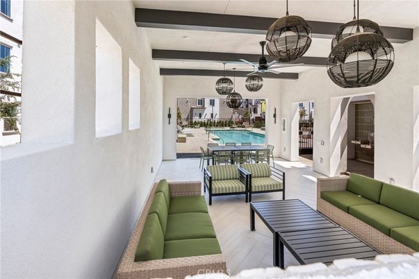 Interior, Living room, Pendant Lights, Wood Texture Flooring