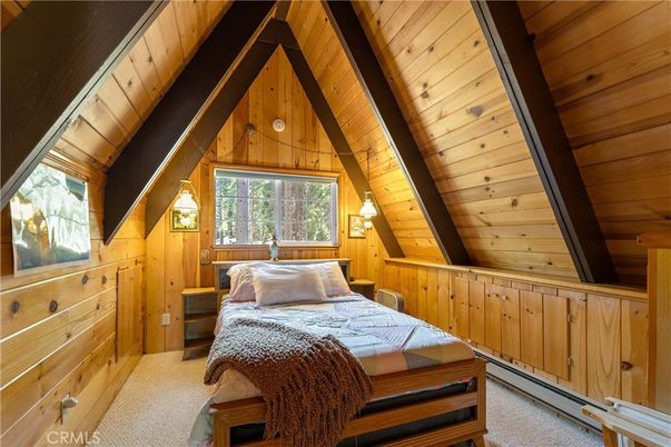 Bedroom, Interior, Wooden Beams, Wooden Ceilings, Wooden Walls