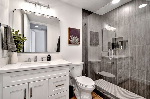 Bathroom, Glass Shower, Interior