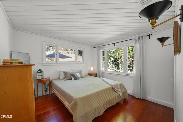 Bedroom, Interior, Wood Texture Flooring