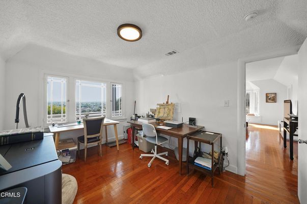 Home Office, Interior, Wood Texture Flooring