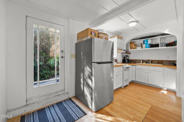 Interior, Kitchen, Wood Texture Flooring
