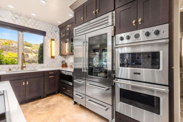 Interior, Kitchen, Recessed Lighting, Stainless Steel Appliances