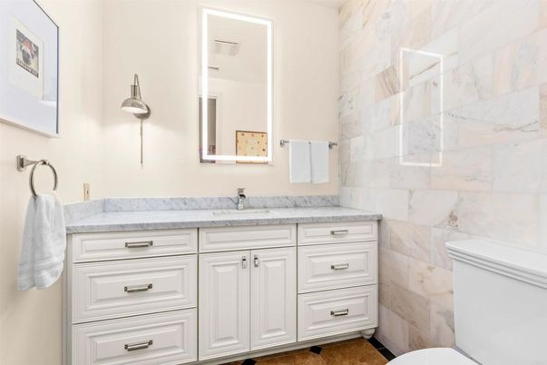Bathroom, Interior, Marble Walls