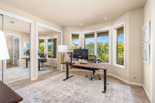 Home Office, Interior, Recessed Lighting