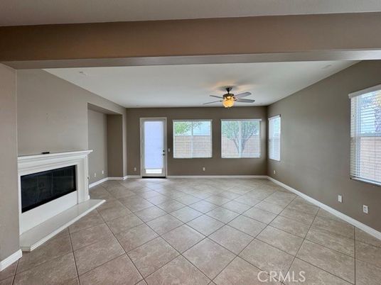 Empty room, Fireplace, Interior