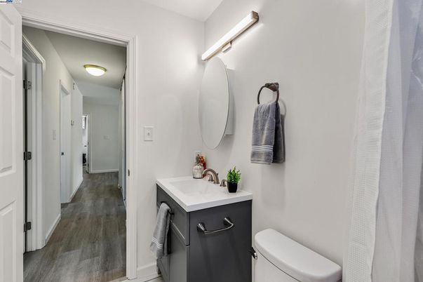 Bathroom, Interior, Wood Texture Flooring