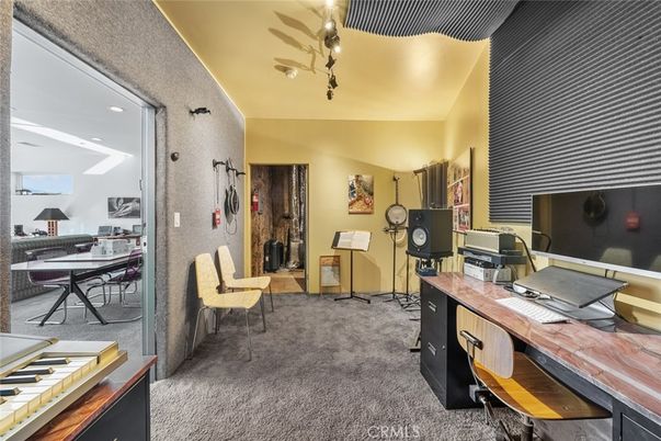 Home Office, Interior, Recessed Lighting
