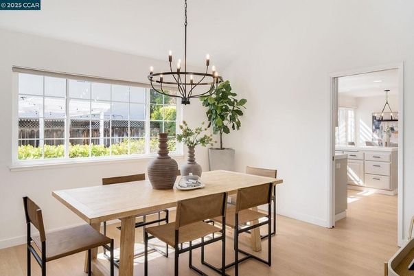 Chandelier, Dining room, Interior, Pendant Lights, Wood Texture Flooring