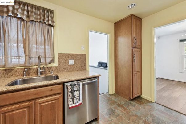 Interior, Kitchen, Wood Texture Flooring