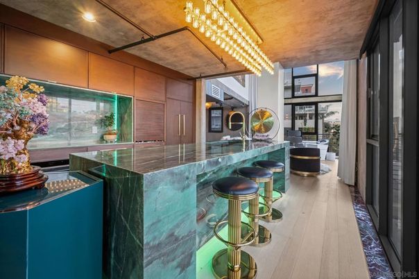 Interior, Pendant Lights, Recessed Lighting, Wood Texture Flooring