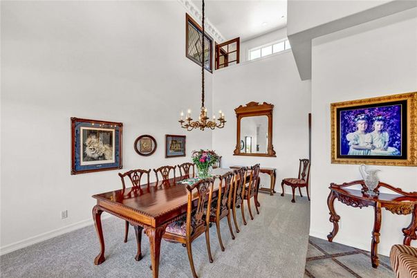 Chandelier, Dining room, Interior, Recessed Lighting