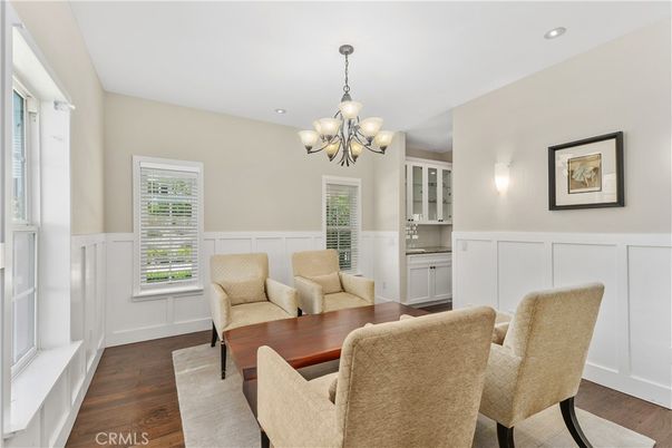 Chandelier, Interior, Recessed Lighting, Wood Texture Flooring