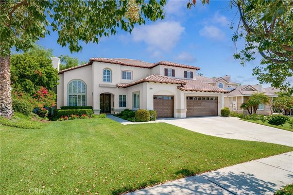 Attached, Backyard, Exterior, Facade, Spanish Mediterranean