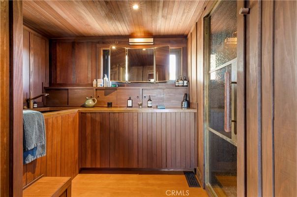 Interior, Kitchen, Wooden Ceilings, Wood Texture Flooring, Wooden Walls
