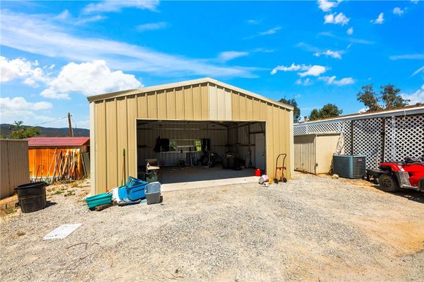 Backyard, Detached Garage, Exterior