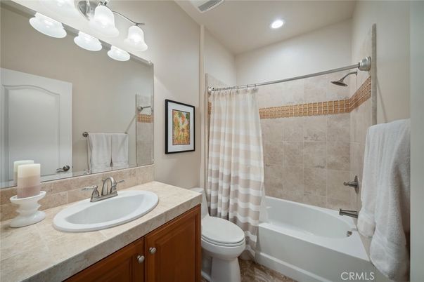 Bathroom, Interior, Recessed Lighting, Tile Countertops