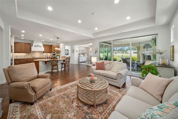 Dining room, Interior, Kitchen, Living room, Pendant Lights, Recessed Lighting, Wood Texture Flooring