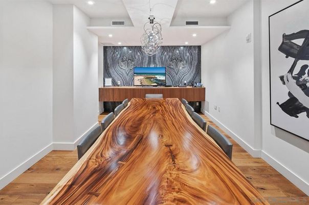 Chandelier, Interior, Recessed Lighting, Wood Texture Flooring