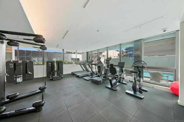 Fitness Equipment, Gym, Interior, Recessed Lighting
