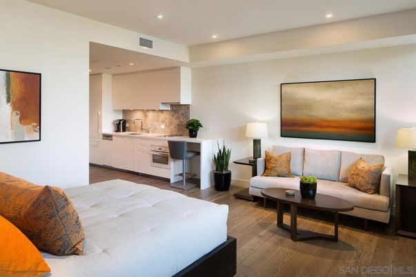 Home Office, Interior, Kitchen, Recessed Lighting, Wood Texture Flooring