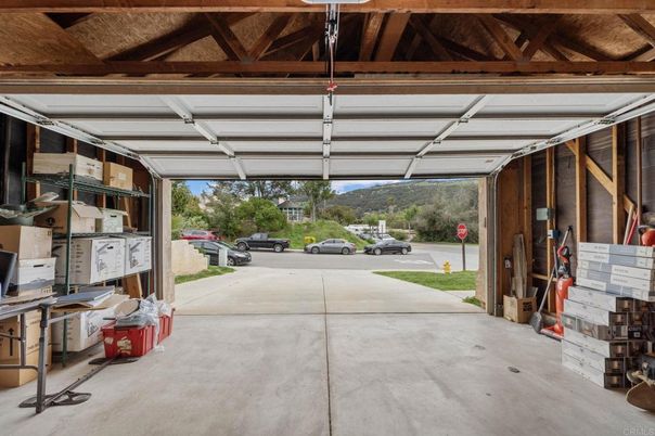 Garage, Interior, Wooden Beams, Wooden Ceilings