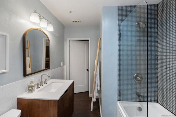 Bathroom, Glass Shower, Interior