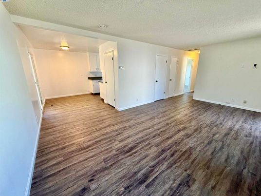 Empty room, Interior, Kitchen, Wood Texture Flooring