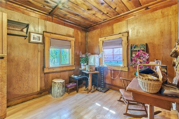 Home Office, Interior, Wooden Ceilings, Wood Texture Flooring, Wooden Walls