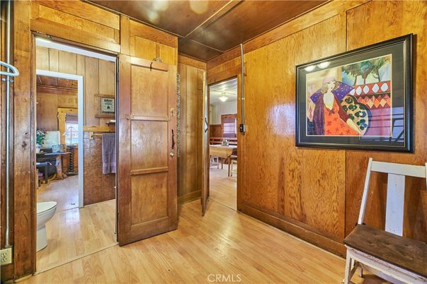 Bathroom, Interior, Wood Texture Flooring, Wooden Walls