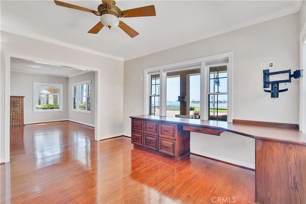Home Office, Interior, Water, Wood Texture Flooring