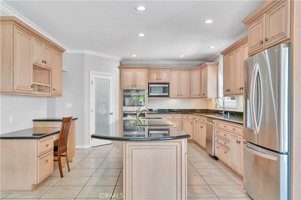 Interior, Kitchen, Recessed Lighting, Stainless Steel Appliances