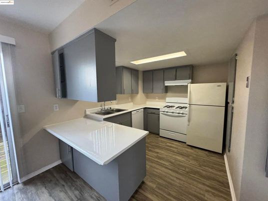 Interior, Kitchen, Wood Texture Flooring