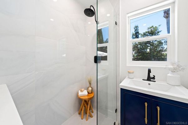 Bathroom, Glass Shower, Interior