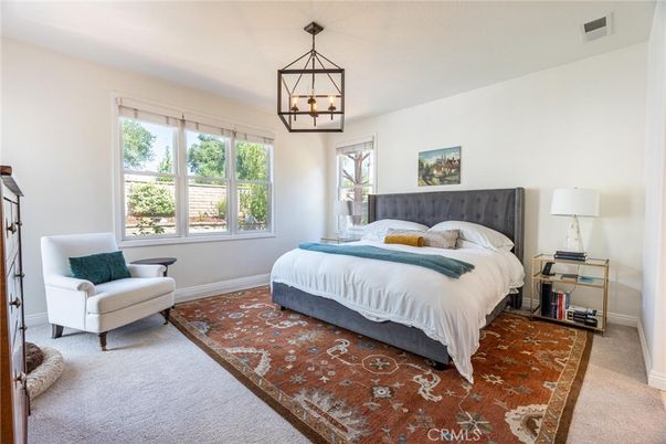 Bedroom, Interior, Pendant Lights