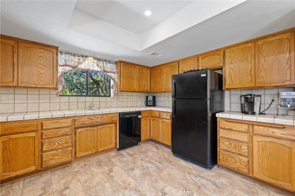 Interior, Kitchen, Recessed Lighting, Tile Countertops