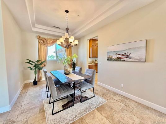 Chandelier, Dining room, Interior