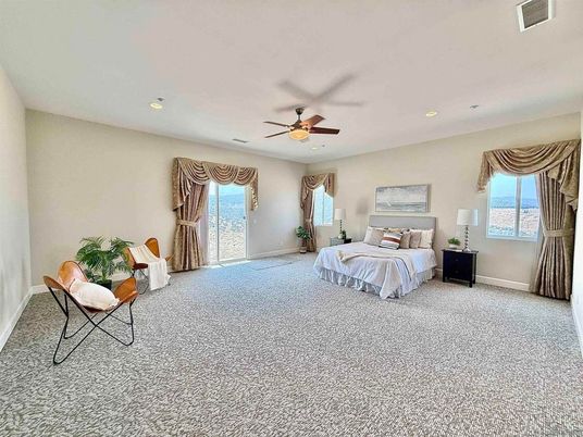 Bedroom, Interior, Recessed Lighting