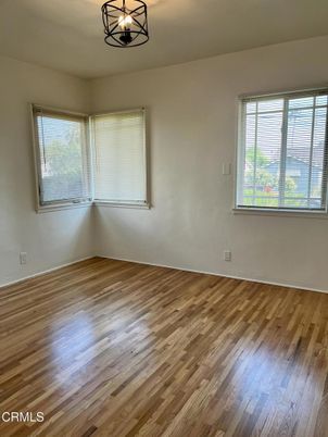 Chandelier, Empty room, Interior, Wood Texture Flooring