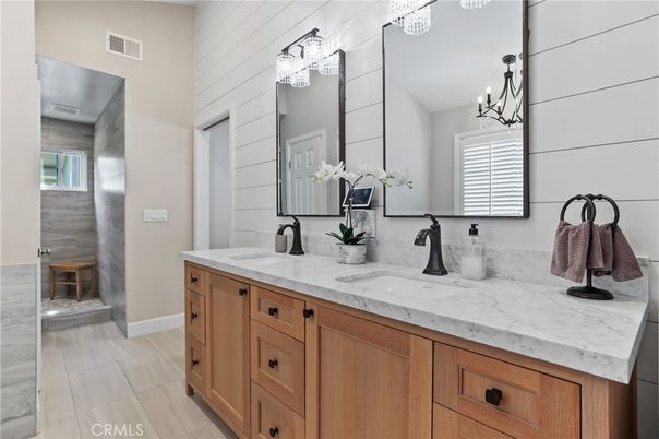 Bathroom, Chandelier, Dual Sink Vanities, Interior